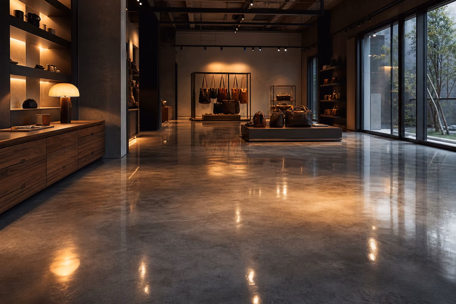 Pavimentazione industriale — Showroom
